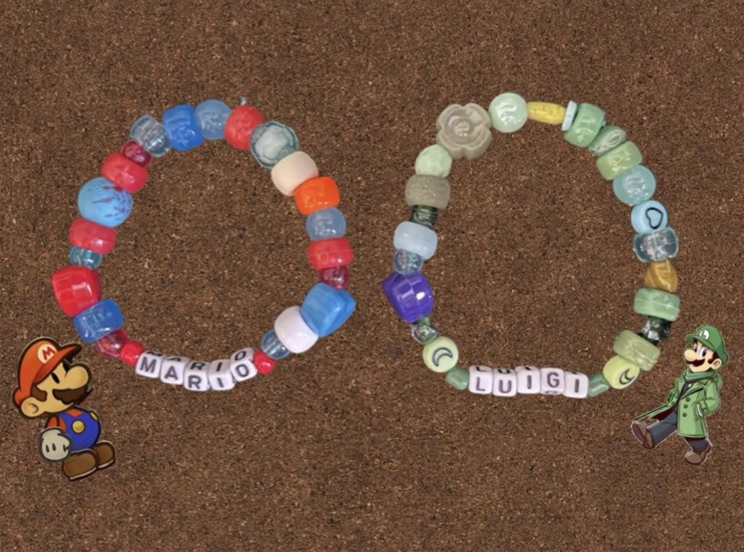 Mario and Luigi Bracelet Set